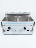 Friteuse Gaz 2x10 Litres Avec Robinet De Vidange Série Éco