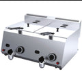 Friteuse Gaz 2x8 Litres Avec Robinet De Vidange